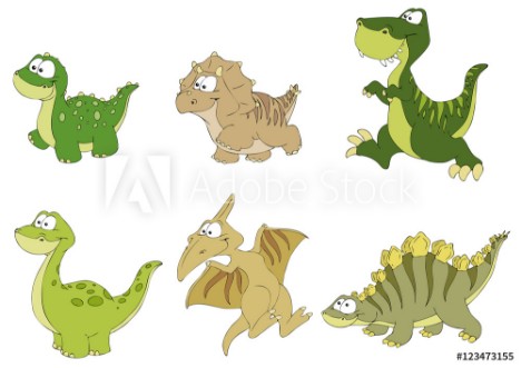 Picture of Niedliche Dinosaurier